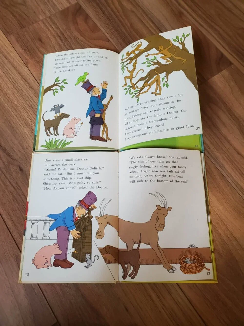 Vintage Cloth Dr. Dolittle Books Dr. Seuss Beginner Books